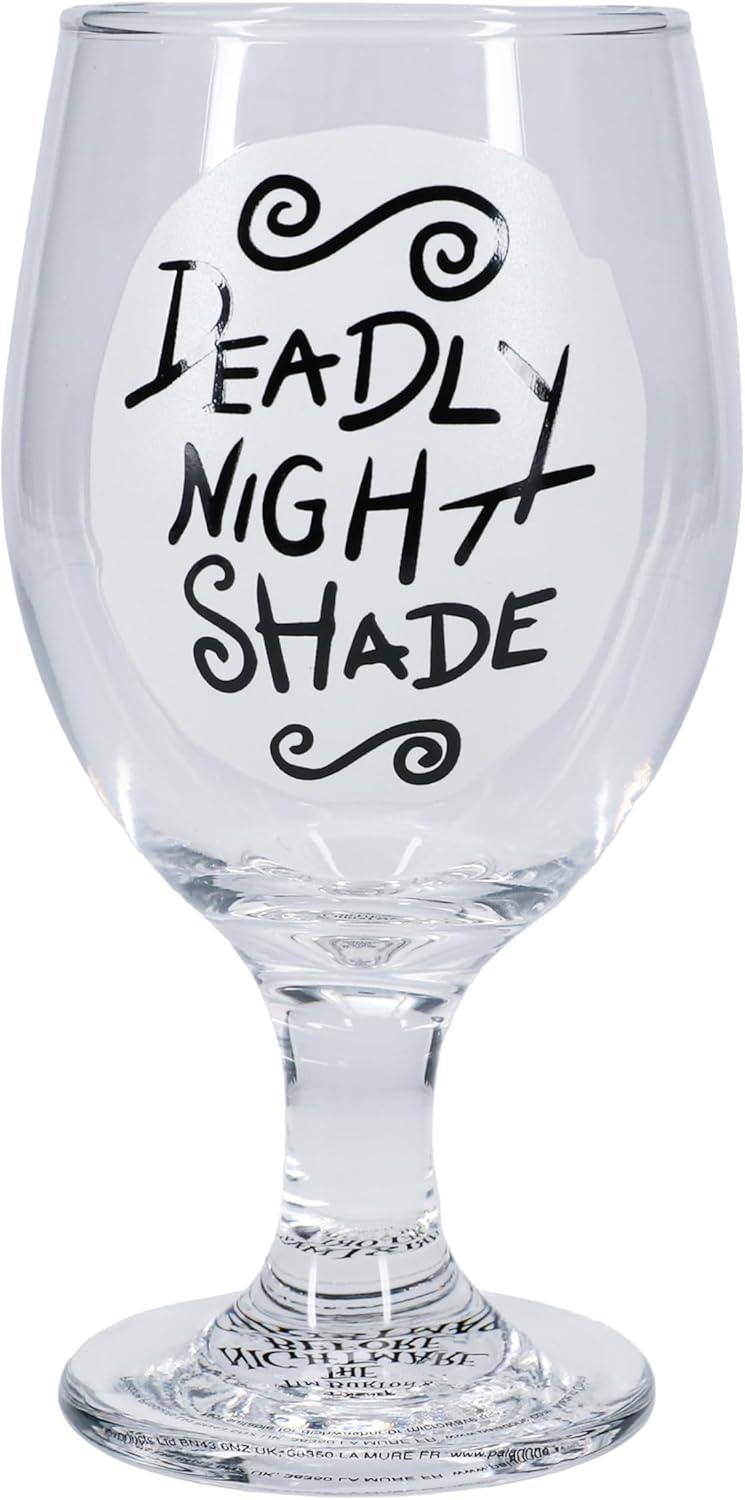 Nightmare before Christmas - Glas Deadly Night Shade - 350 ml