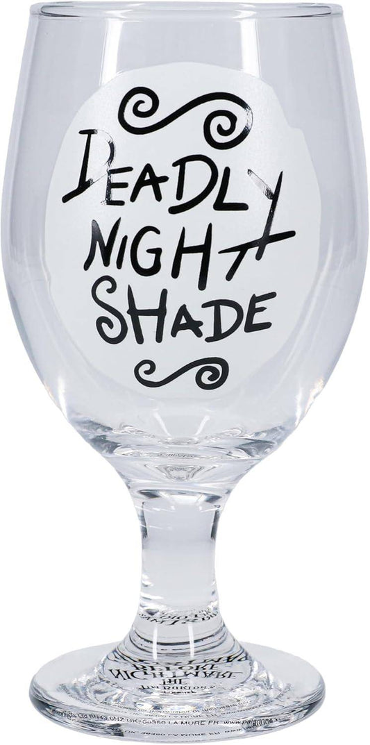 Nightmare before Christmas - Glas Deadly Night Shade - 350 ml