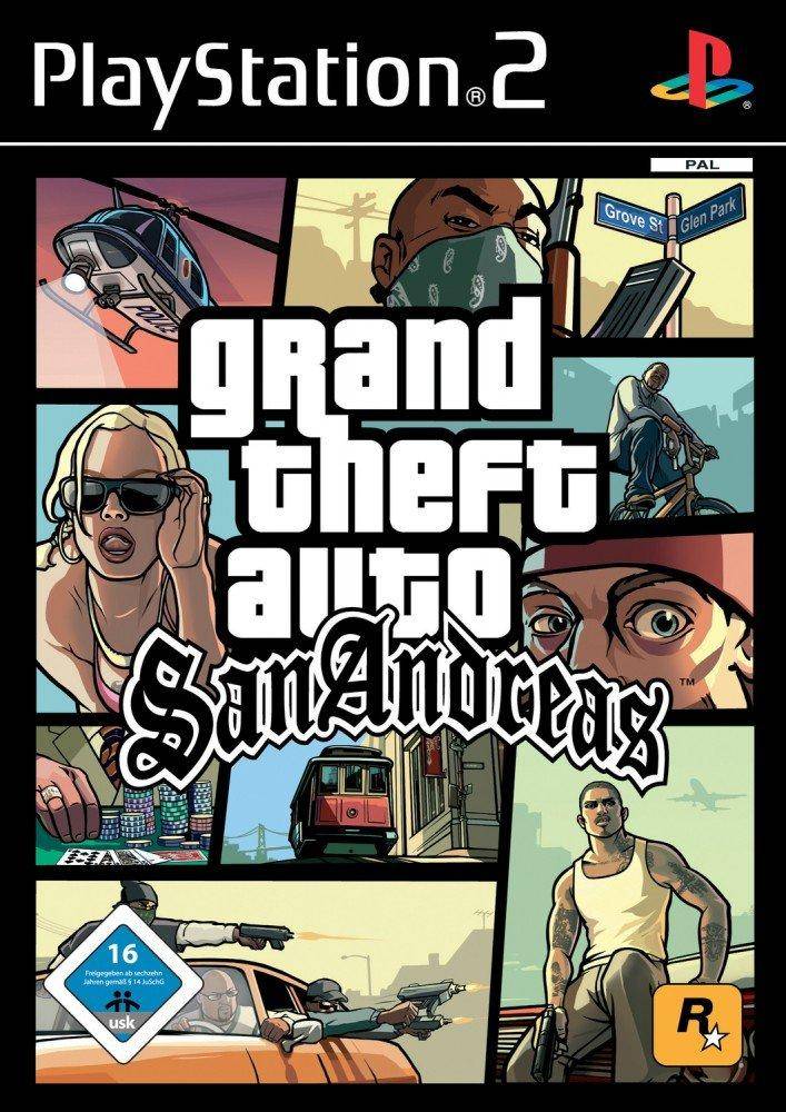 PS2 - Grand Theft Auto San Andreas (Gebraucht)