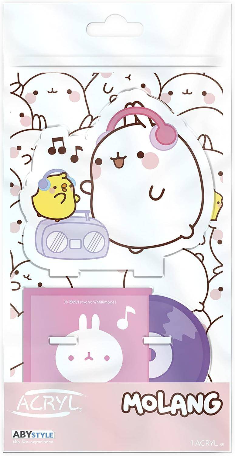 Molang - Acryl Aufsteller Musik mit Molang