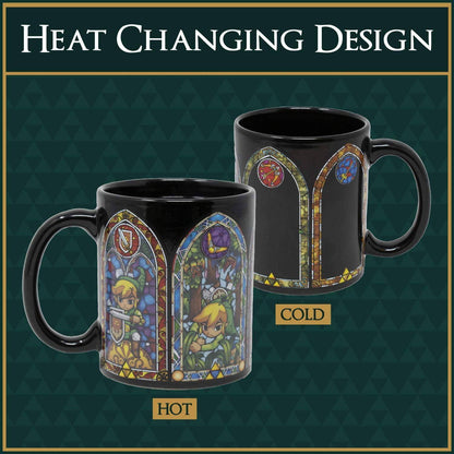 The Legend Of Zelda - Tasse mit Thermoeffekt Mosaik - 320 ml