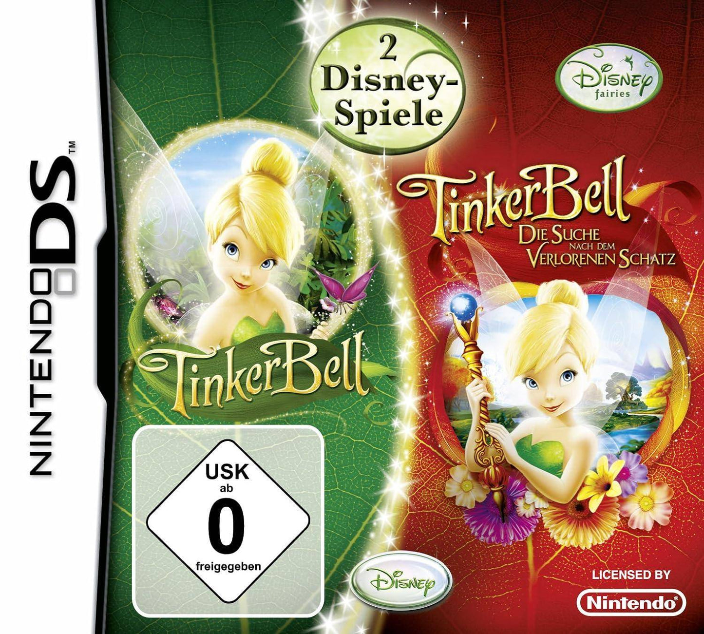 DS - Tinkerbell 2 Disney Spiele Tinker Bell + Tinker Bell Die Suche Nach Dem Verlorenen Schatz (Gebraucht)