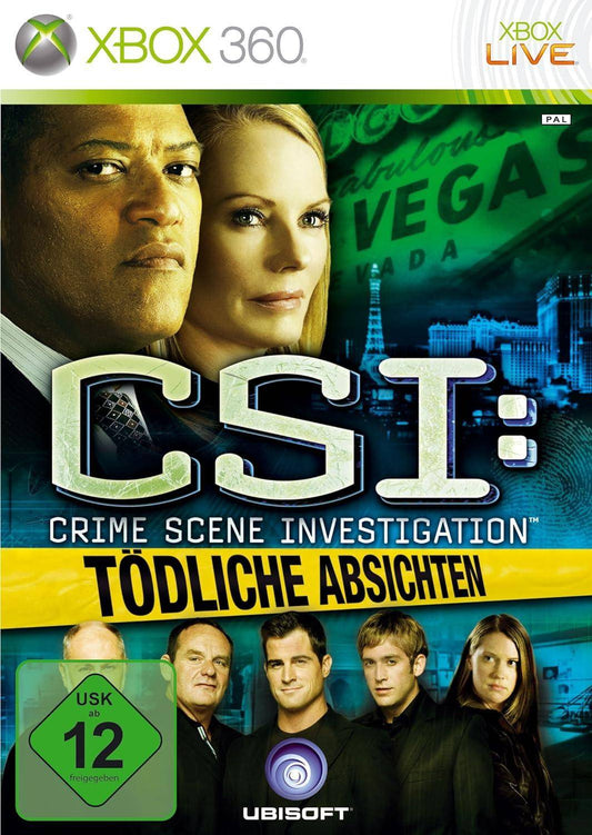 XBOX 360 - CSI Crime Scene Investigation Tödliche Absichten (Gebraucht)