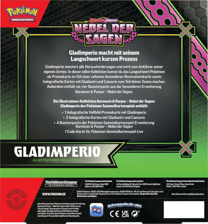 Pokémon - Illustrations-Kollektion Karmesin & Purpur: Nebel der Sagen - Gladimperio - DE