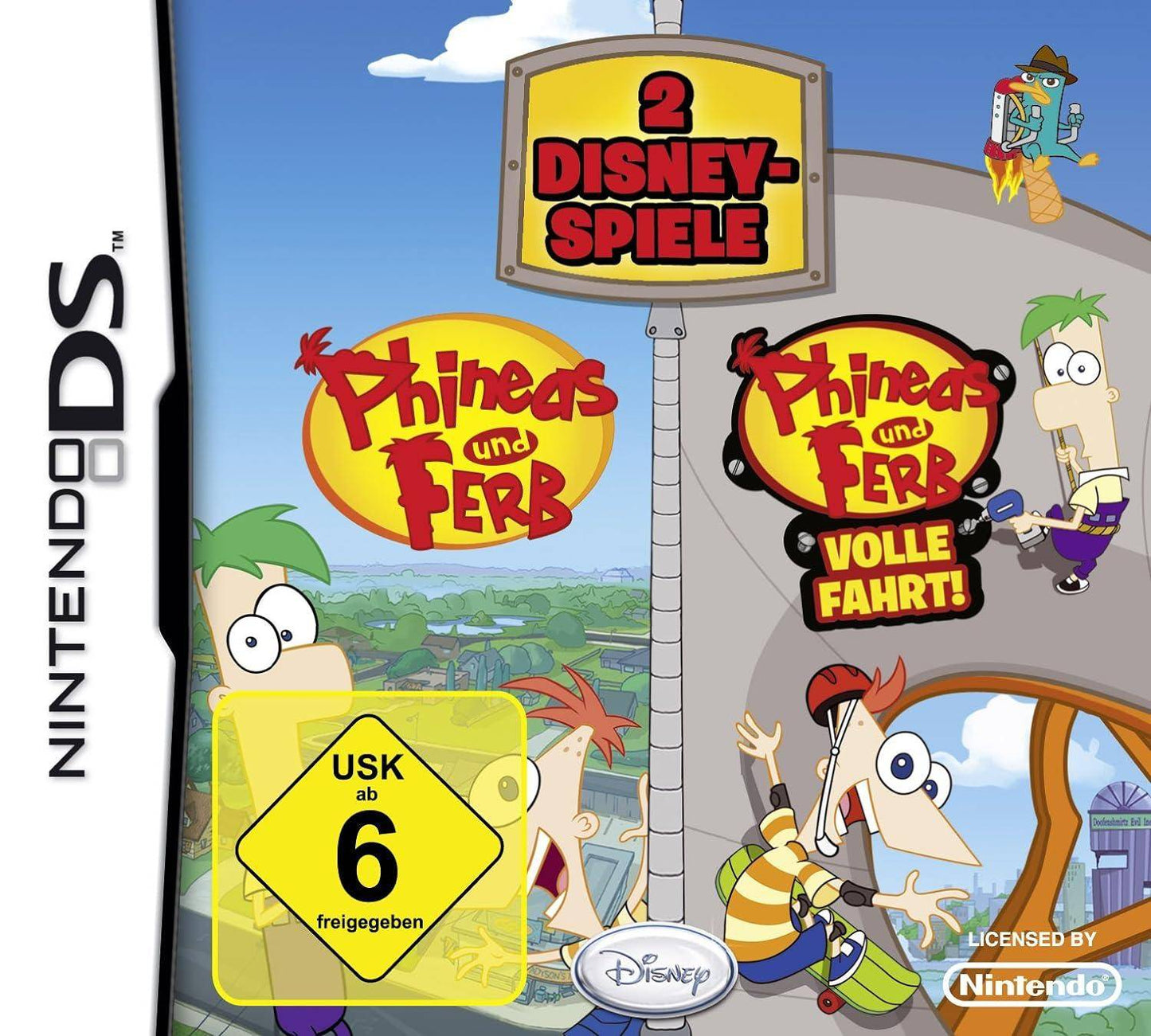 DS - Phineas und Ferb 1 + 2 Doppelpack Phineas und Ferb Phineas und Ferb Volle Fahrt - Nur Modul (Gebraucht)