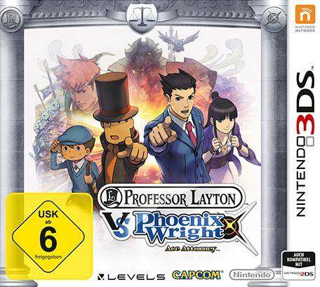 3DS - Professor Layton VS Phoenix Wright Ace Attorney - Nur Modul (Gebraucht)