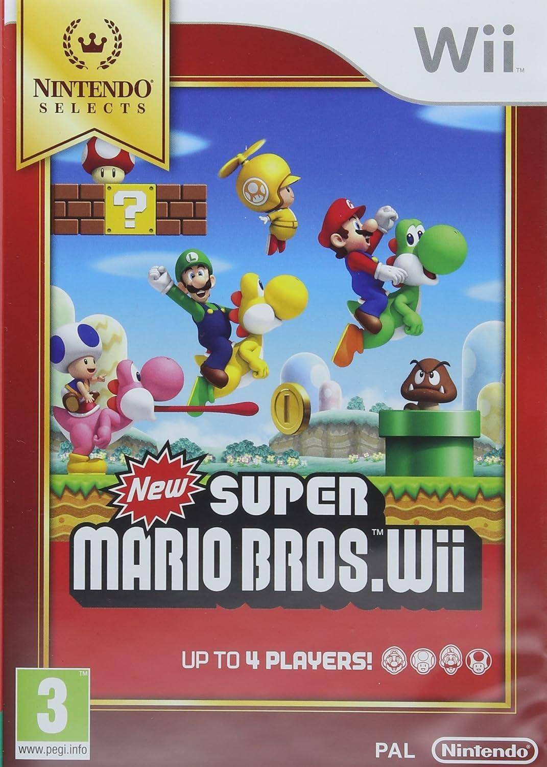 Wii - New Super Mario Bros Wii - Nintendo Selects (Sealed)