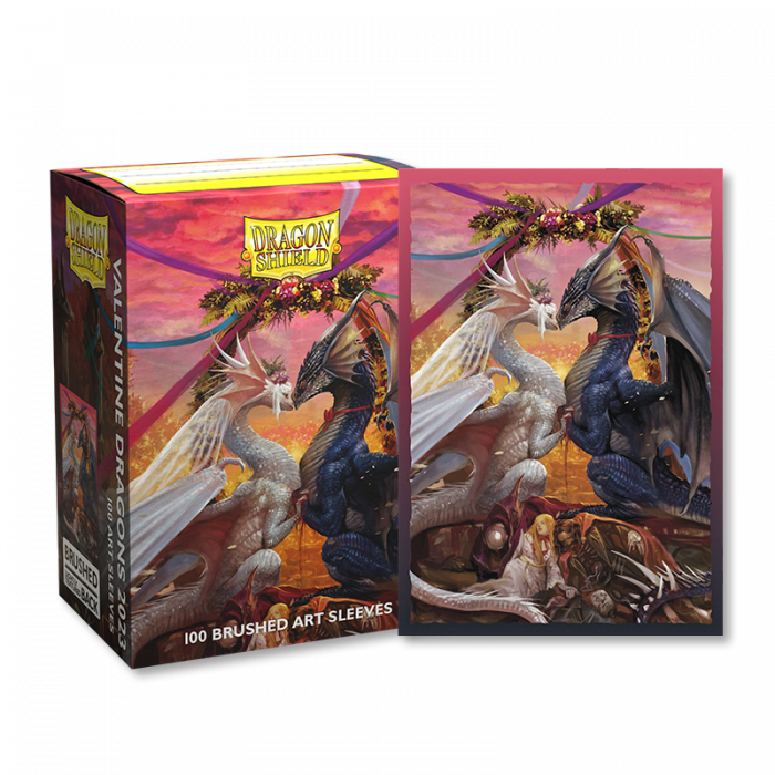 Dragon Shield - Kartenhüllen Brushed Art Standardgröße - Valentine Dragon 2023 (100)