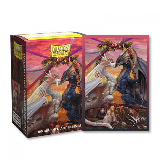 Dragon Shield - Kartenhüllen Brushed Art Standardgröße - Valentine Dragon 2023 (100)