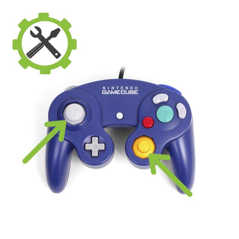 GameCube Reparatur - Original Controller - L-Stick + C-Stick tauschen