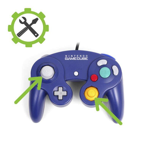 GameCube Reparatur - Original Controller - L-Stick + C-Stick tauschen