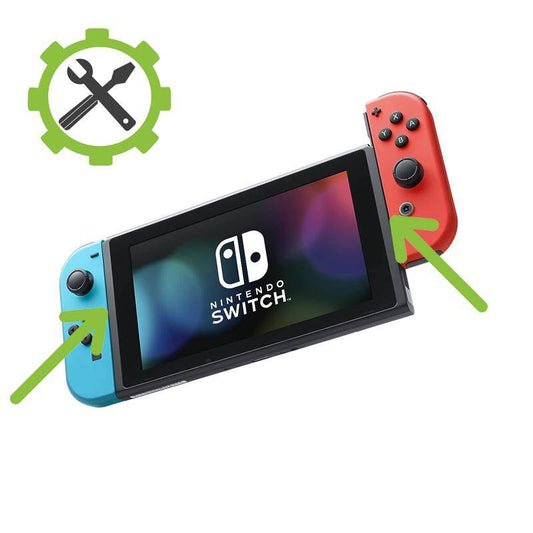 Nintendo Switch Reparatur - Linke + Rechte Joy-Con Schiene tauschen (nicht OLED)