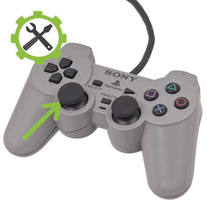 PS1 Reparatur - Original Controller - Linken Stick Drift richten