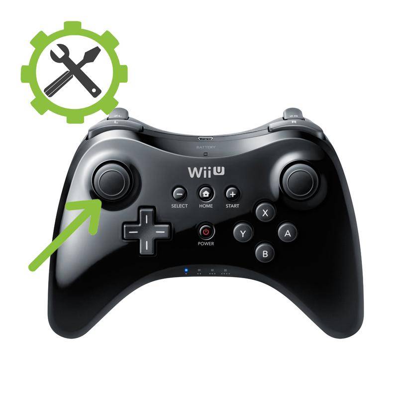 Wii U Reparatur - Original Pro Controller - Linken Stick Drift richten
