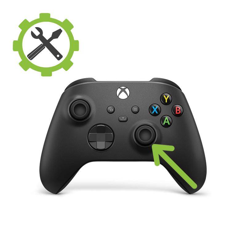 XBOX Series Reparatur – Original Controller - Rechten Stick Drift richten