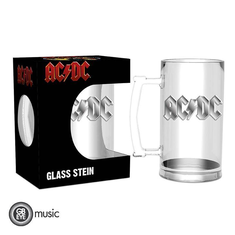 AC/DC - Glaskrug Logo - 500 ml