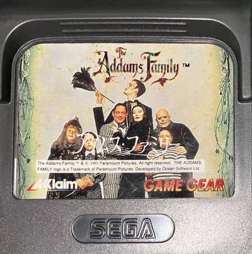 Sega Game Gear - The Addams Family - Nur Modul (Gebraucht)