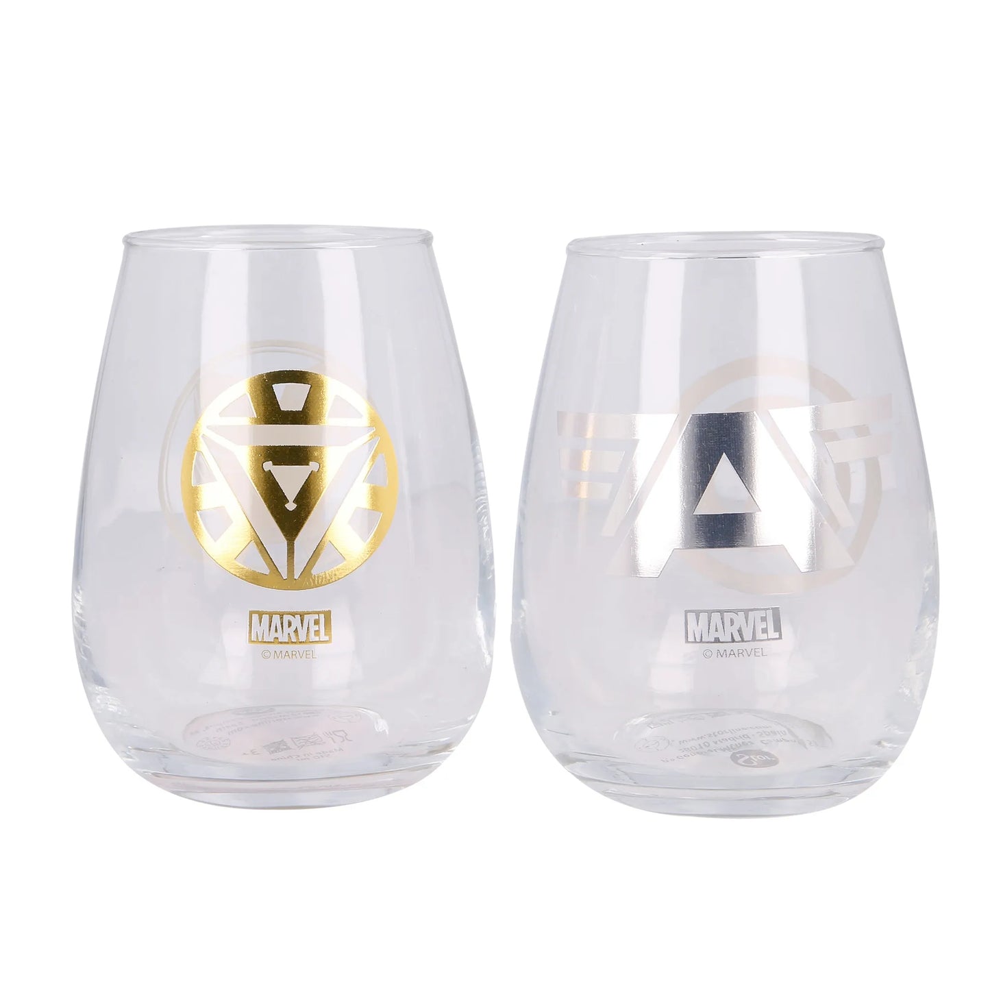 Marvel - Gläserset Iron Man & Captain America - 510 ml