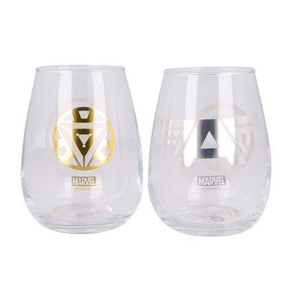 Marvel - Gläserset Iron Man & Captain America - 510 ml