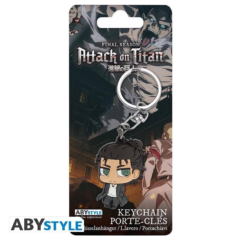 Attack on Titan - PVC Schlüsselanhänger Chibi Eren Jäger