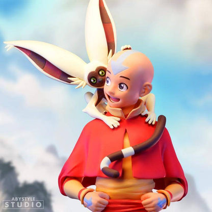 Avatar - Der Herr der Elemente - Statue Aang & Momo - 18 cm