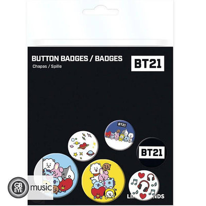BT21 - Button Set Mix