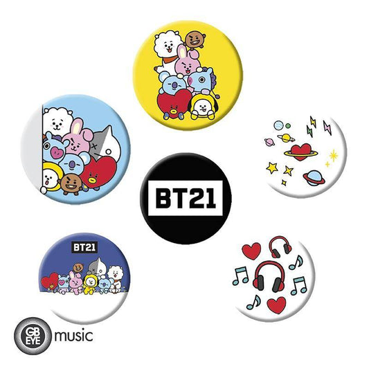 BT21 - Button Set Mix