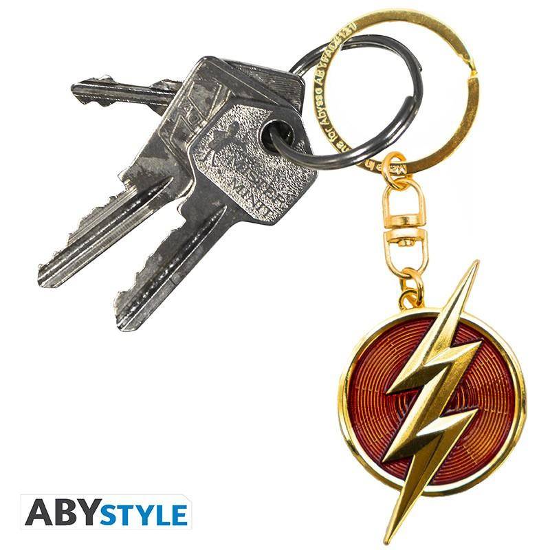 DC - Metall Schlüsselanhänger Flash Logo
