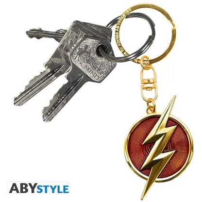 DC - Metall Schlüsselanhänger Flash Logo