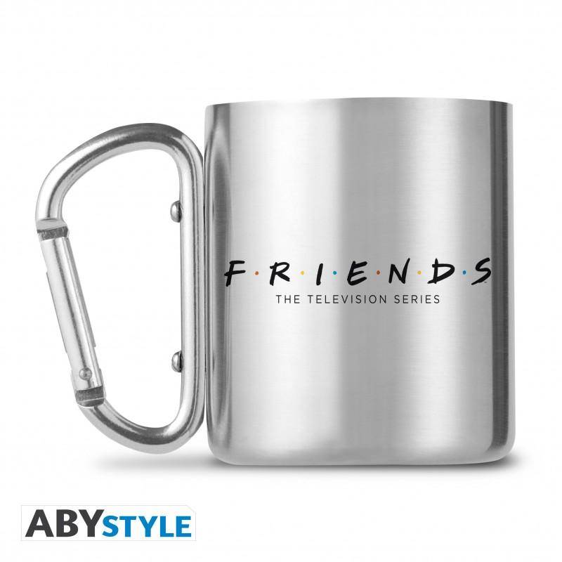 Friends - Metalltasse mit Karabiner Logo - 235 ml