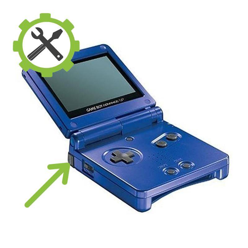 Game Boy Advance SP Reparatur - L-Taste tauschen !! NOCH NICHT ANBIETEN !!