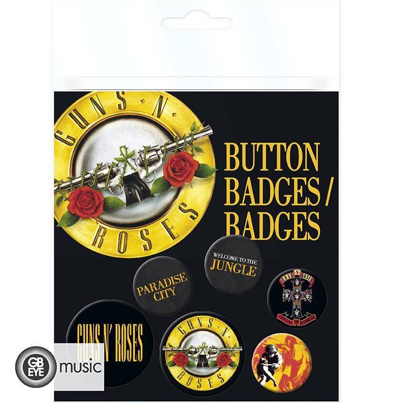 Guns N’ Roses - Button Set Lyrics