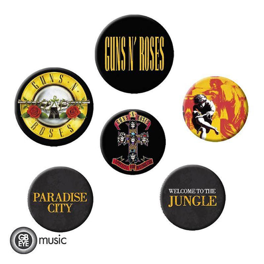Guns N’ Roses - Button Set Lyrics
