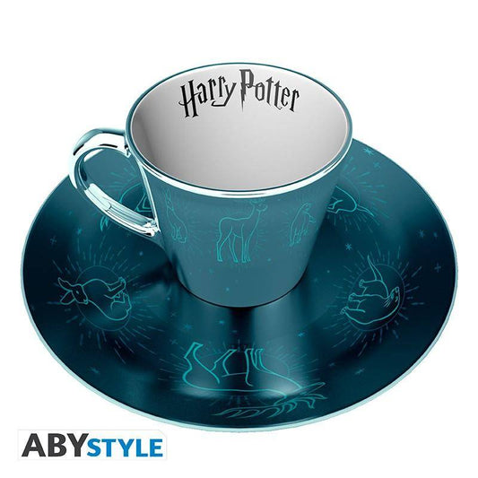 Harry Potter - Spiegeltasse & Teller-Set Patronus