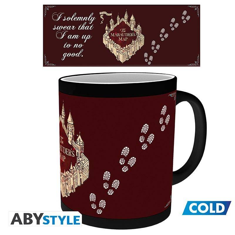 Harry Potter - Tasse mit Thermoeffekt Karte des Rumtreibers - 320 ml