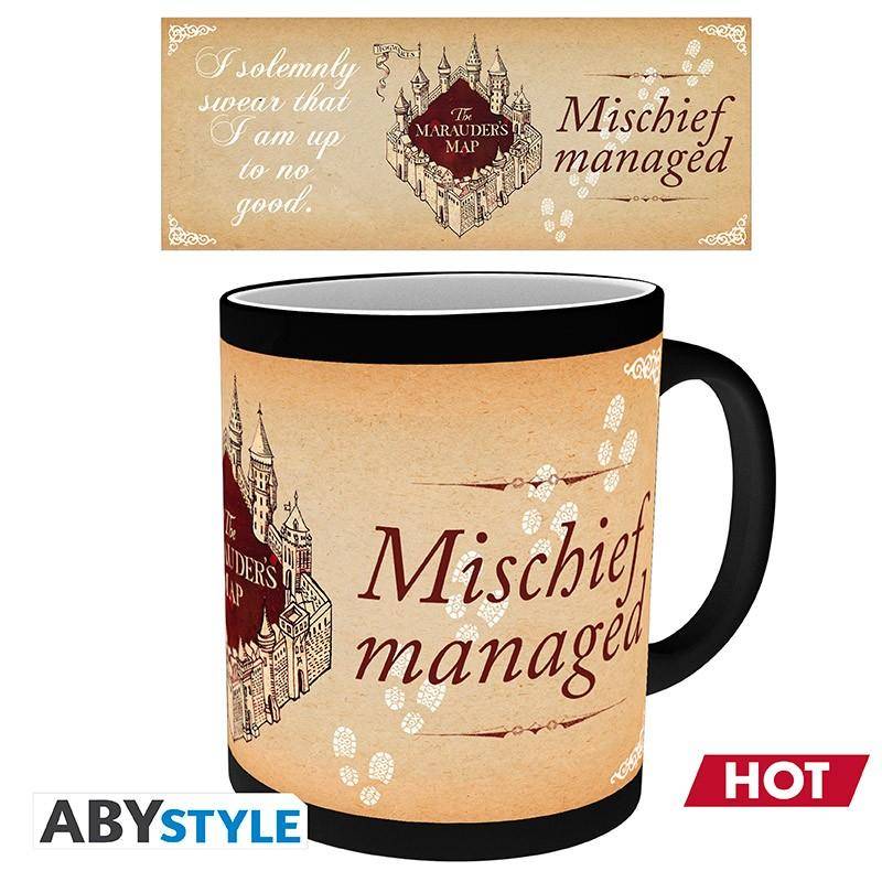 Harry Potter - Tasse mit Thermoeffekt Karte des Rumtreibers - 320 ml