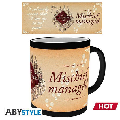 Harry Potter - Tasse mit Thermoeffekt Karte des Rumtreibers - 320 ml