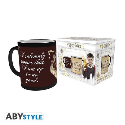 Harry Potter - Tasse mit Thermoeffekt Karte des Rumtreibers - 320 ml