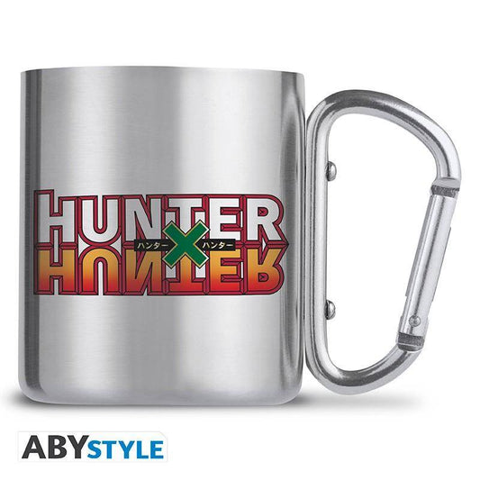 Hunter x Hunter - Metalltasse mit Karabiner Logo - 235 ml