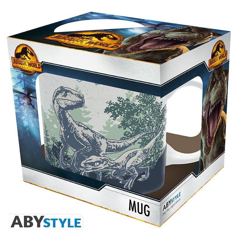 Jurassic World - Tasse Raptorengebiet - 320 ml