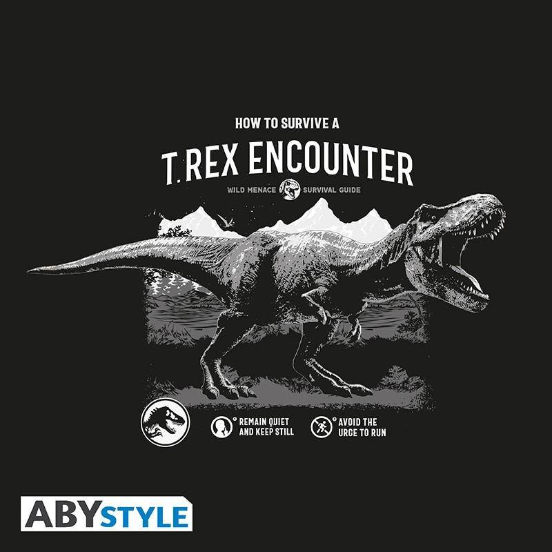 Jurassic Park - Shirt Überlebe einen T-Rex - Männer