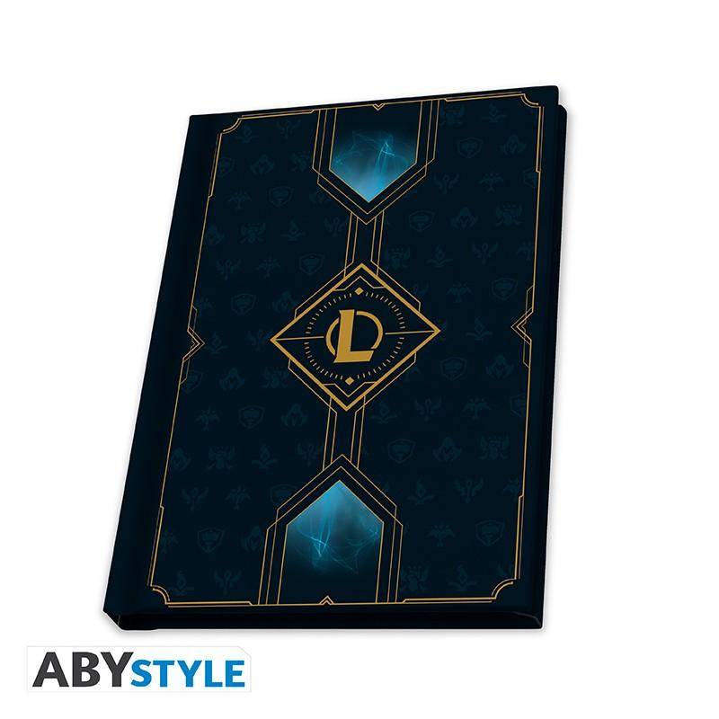 League of Legends - Geschenkset Hextech - Glas, Notizbuch & Anstecker