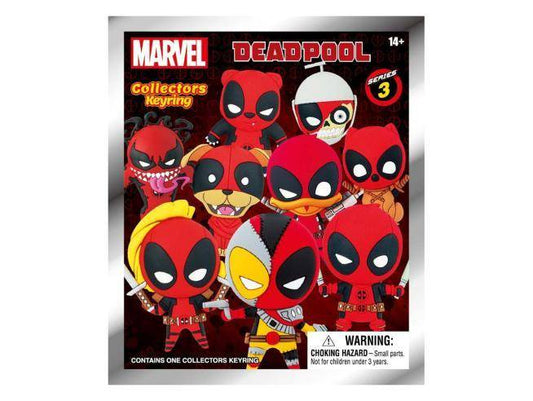 Marvel - Schlüsselanhänger Mytery Box Deadpool (Serie 3)