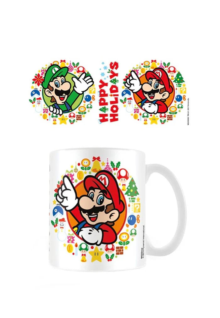 Super Mario - Tasse Happy Holidays - 315 ml