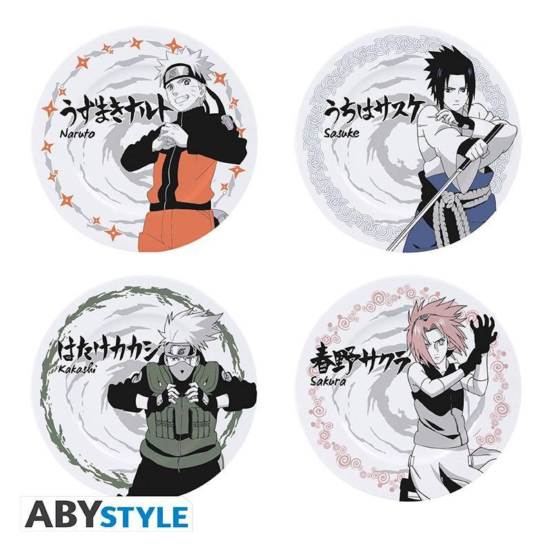 Naruto - Teller Set Charaktere - 21 cm