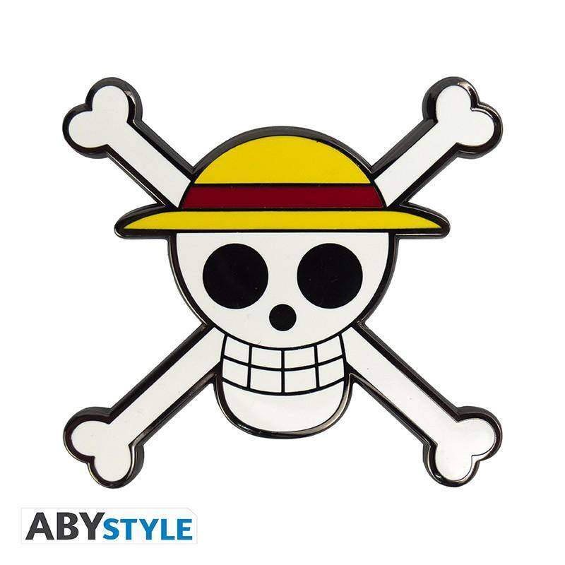 One Piece - Magnet Totenschädel - 5,5 x 5,2 cm
