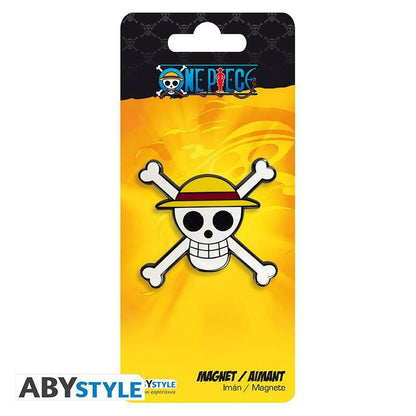 One Piece - Magnet Totenschädel - 5,5 x 5,2 cm