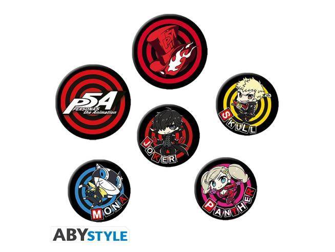 Persona - Button Set Phantom Thieves Chibi