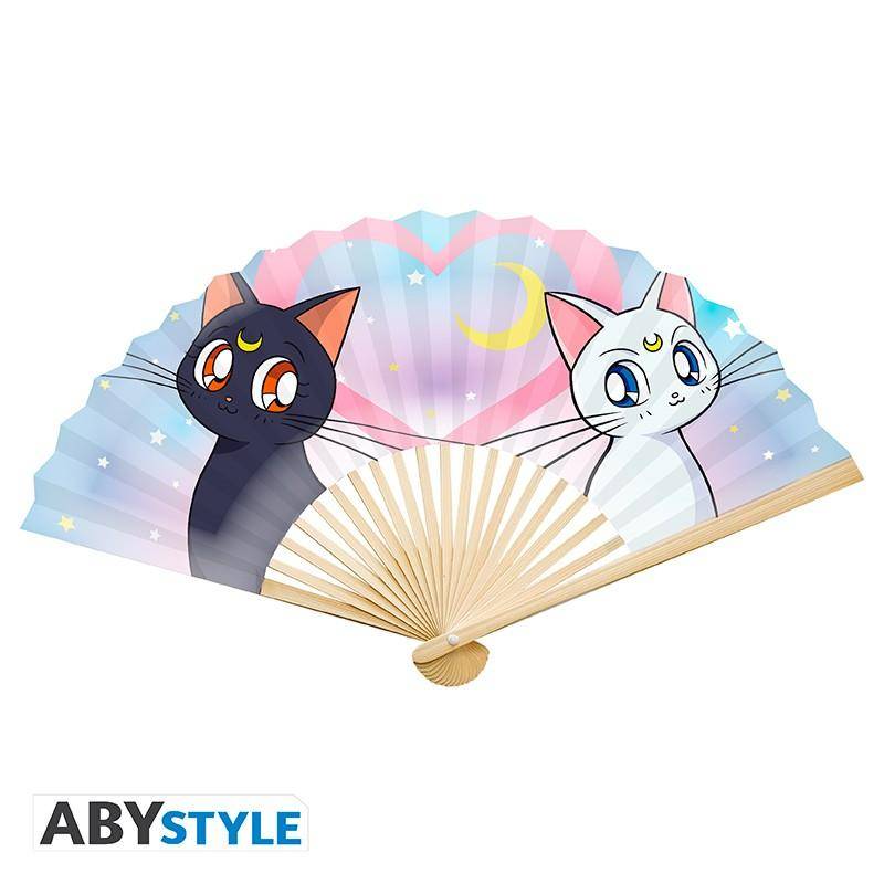 Sailor Moon - Fächer Sailor Moon & Katzen