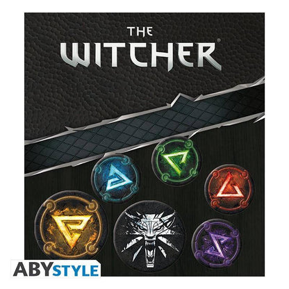The Witcher - Button Set Hexerzeichen